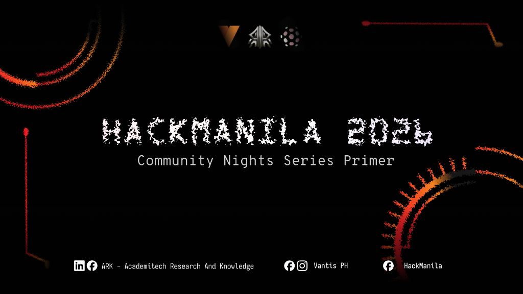HackManila 2026 Community Nights