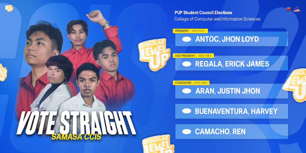 Vote Straight SAMASA CCIS
